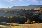 Herbstmorgen auf der Seiser Alm