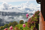 Herbstnebel über Seis am Schlern