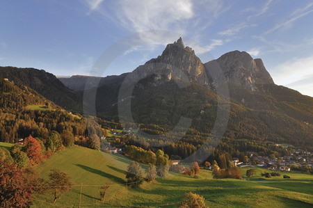 Abenstimmung in Seis am Schlern