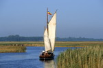 Zeesenboot auf dem Prerowstrom