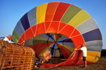 Teamarbeit am Heissluftballon