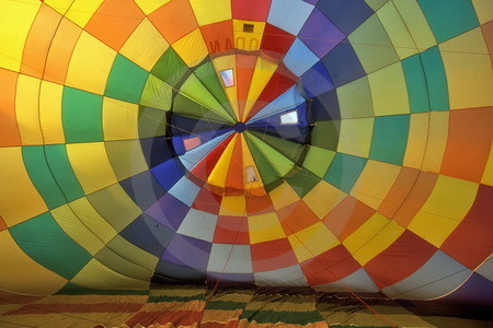 Heissluftballon-Einblick