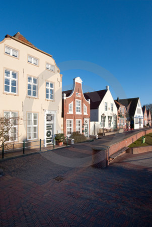 Fischerhäuser am Hafen Greetsiel
