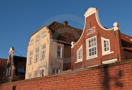 Fischerhäuser am Hafen Greetsiel