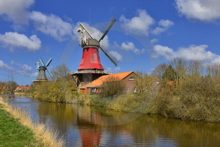 Zwillingsmühlen Greetsiel