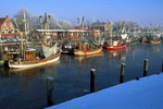 Winterlicher Kutterhafen Greetsiel