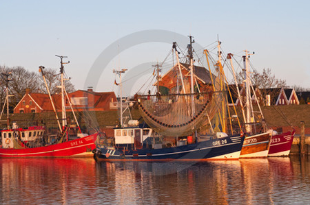 Fischkutter im Hafen Greetsiel