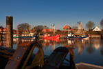 Fischkutter im Hafen Greetsiel