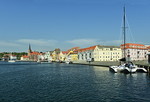 Hafenpanorama in Sønderborg, Dänemark