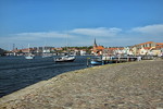 Hafenpanorama in Sønderborg, Dänemark