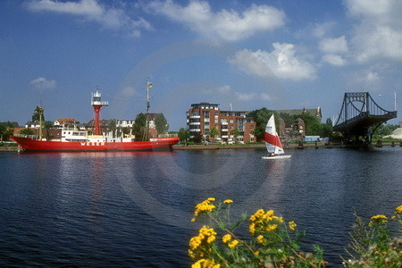 Museumshafen mit Feuerschiff