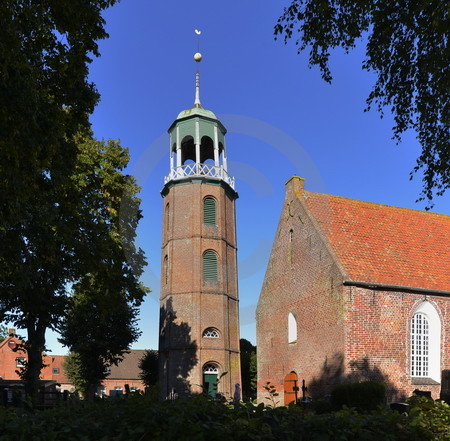 Kirchturm in Ditzum