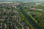 Blick auf Haselünne an der Hase