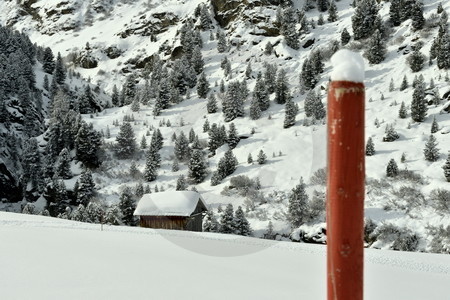 Winterlandschaft im Ötztal