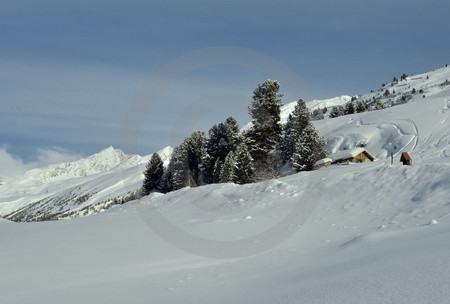 Winterlandschaft im Ötztal