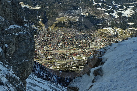 Blick auf Mittenwald