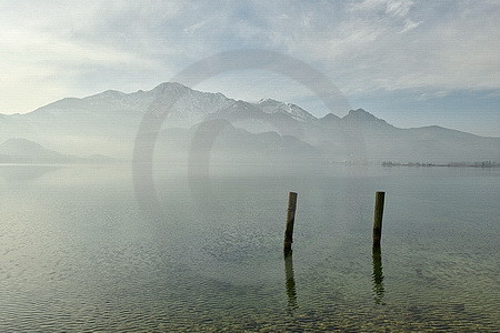 Nebelstimmung am Kochelsee