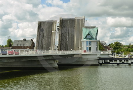 Klappbrücke in Kappeln