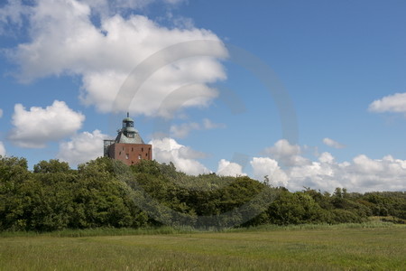 Landschaft mit Leuchtturm