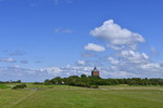 Landschaft mit Leuchtturm