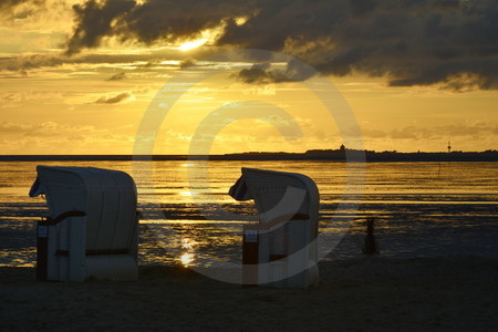 Abendstimmung im Wattenmeer