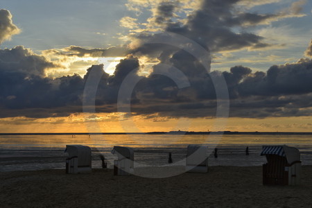 Abendstimmung im Wattenmeer