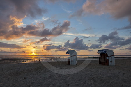 Abendstimmung im Wattenmeer