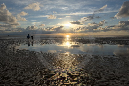 Abendstimmung im Wattenmeer