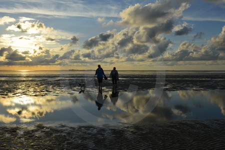 Abendstimmung im Wattenmeer