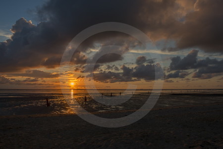 Abendstimmung im Wattenmeer