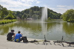 Mountainbiker am Charlottensee