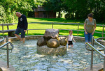 Wassertretbecken an der Bifurkation in Melle-Gesmold