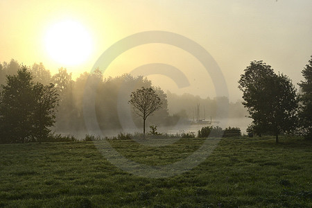 Morgennebel am Haselünner See