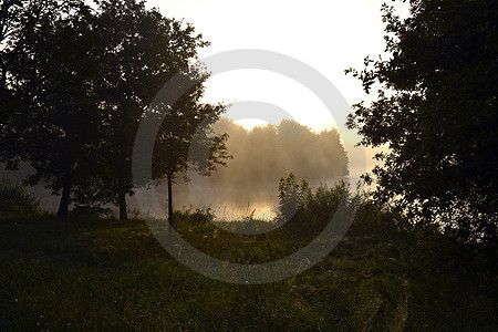 Morgennebel am Haselünner See