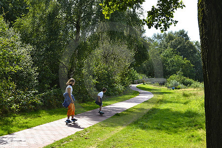 Skateboard-Enthusiasten